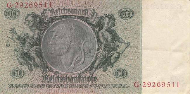 50 Mark 1933 ro.175c L/G
